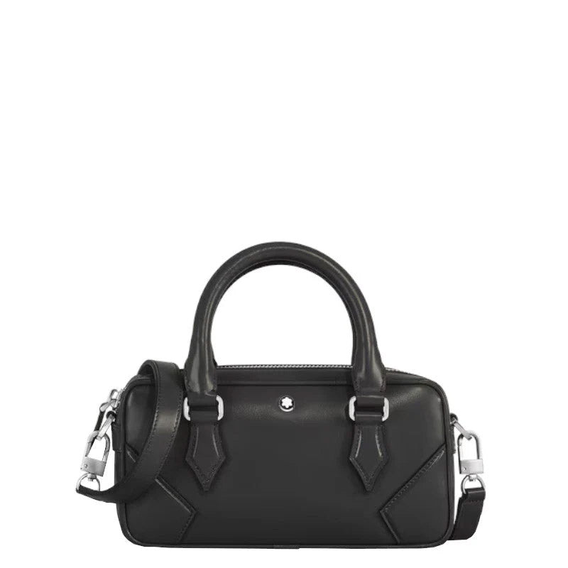 Meisterstück Small Bowling Bag in Black Leather