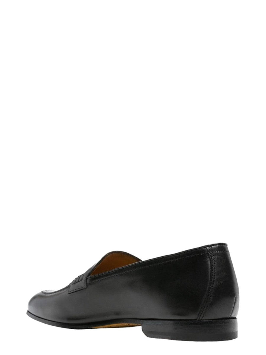 Mocassino Penny in Pelle Nera-Doucal'S-Mocassini-Vittorio Citro Boutique