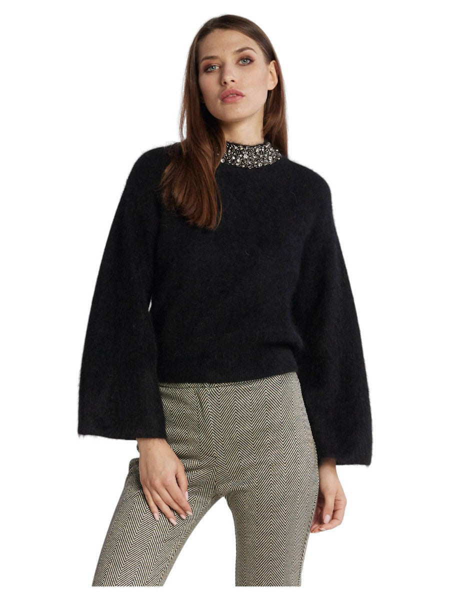 Pullover ricamo Kimon-Liu-Jo-Maglieria-Vittorio Citro Boutique