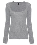 Maglia a Coste Cymric in Lana e Cashmere-Pinko-Maglieria-Vittorio Citro Boutique