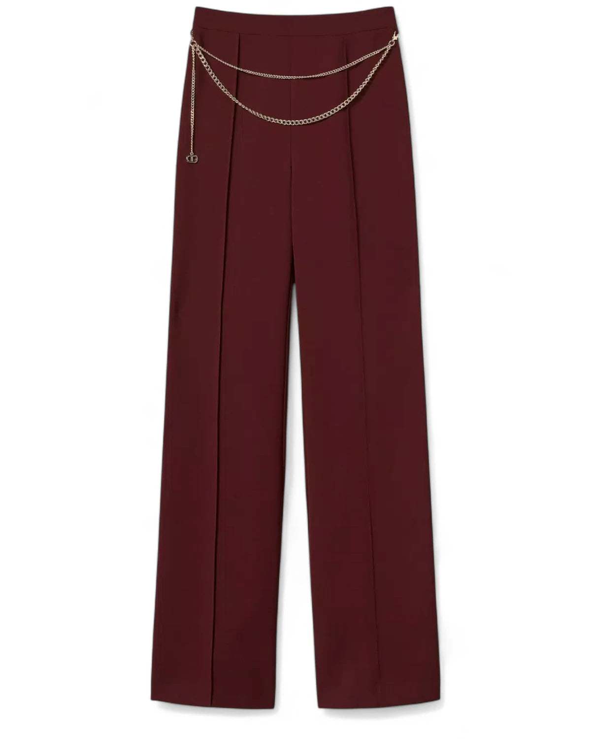 Pantaloni Palazzo con Cintura-Twinset-Pantaloni-Vittorio Citro Boutique