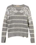 Maglia Misto Mohair con Pizzo e Spacchi-Twinset-Maglieria-Vittorio Citro Boutique