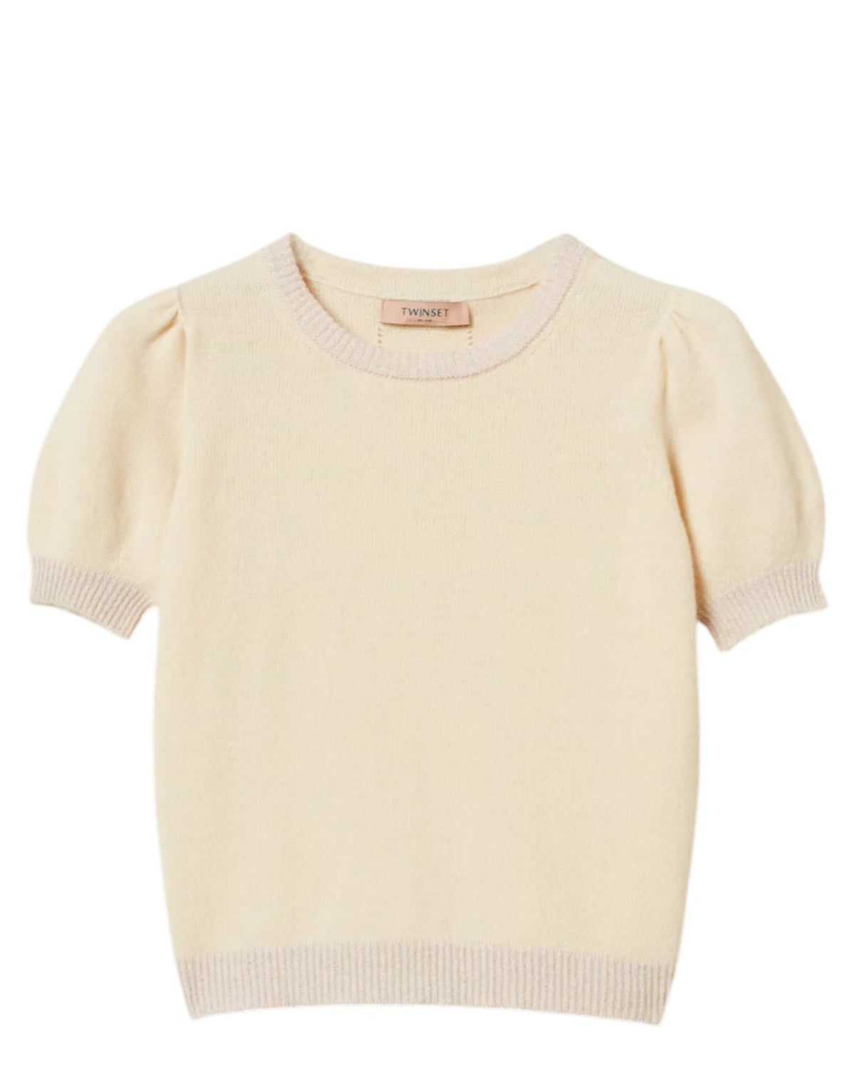 Maglia Misto Cashmere con Lurex-Twinset-Maglieria-Vittorio Citro Boutique