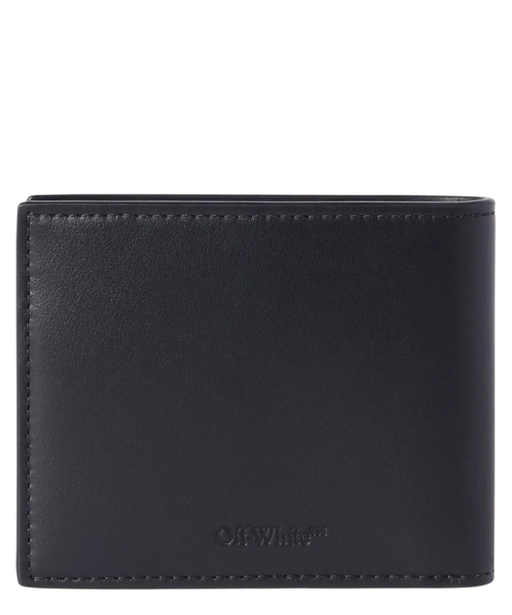 Off-White Jitney Quote Bi-Fold Leather Wallet