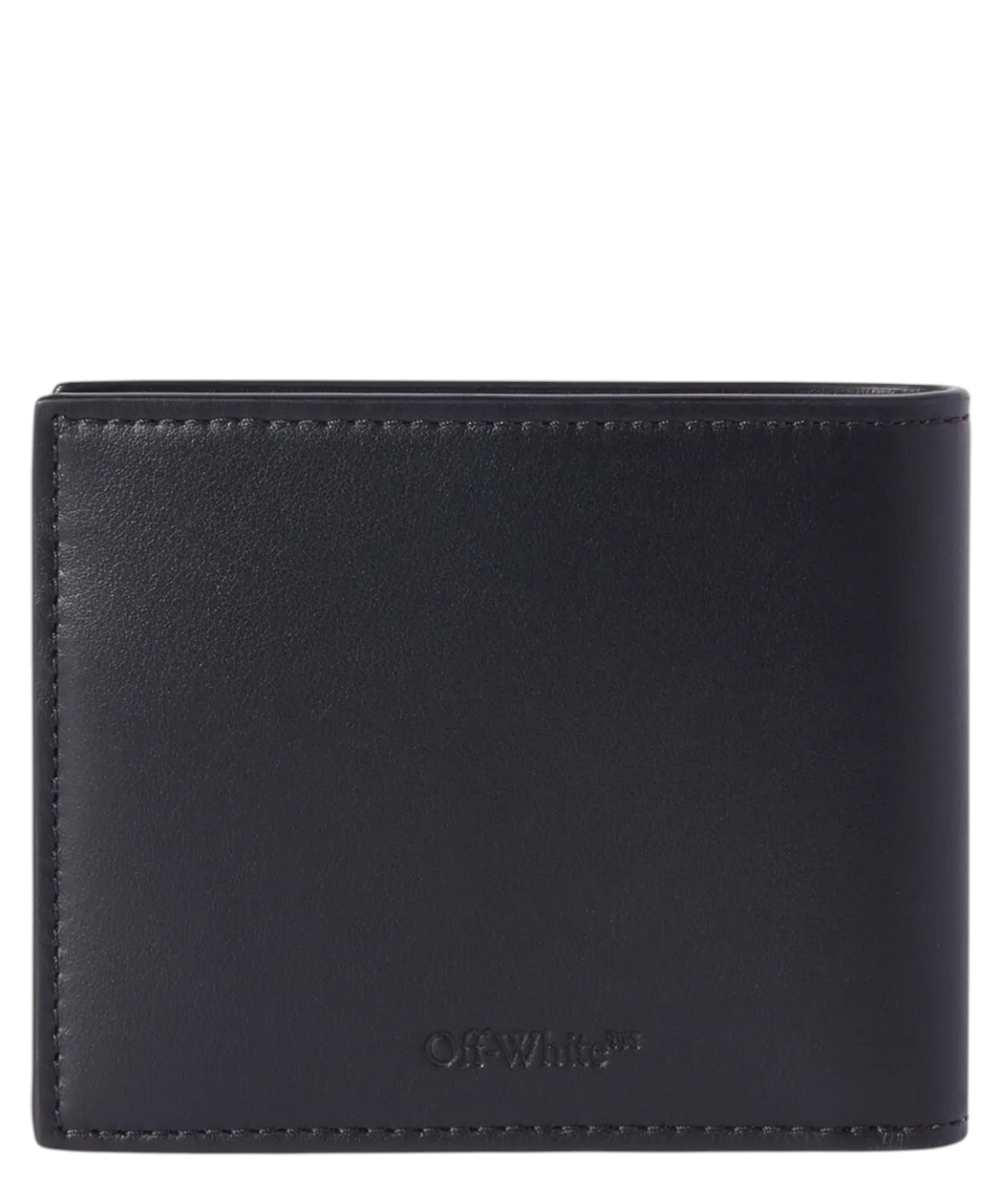 Portafoglio bi-fold Off-White Jitney Quote in Pelle