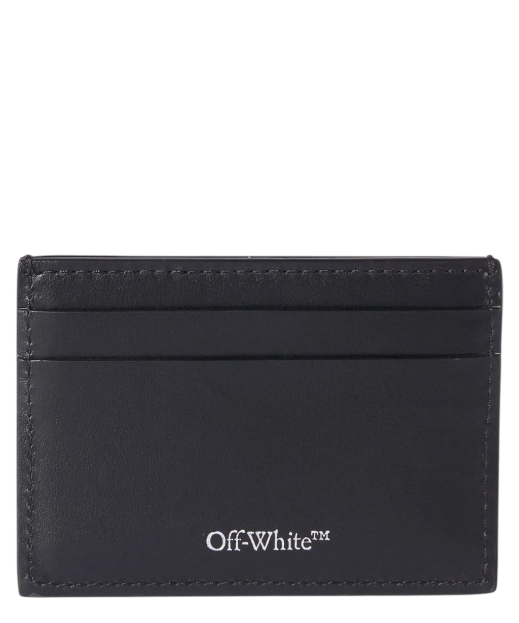 Off-White Jitney Quote Leather Card Holder