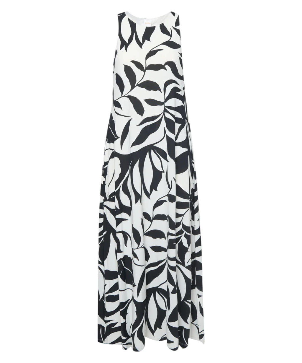 Max Mara Midi Dress with Monogram Print