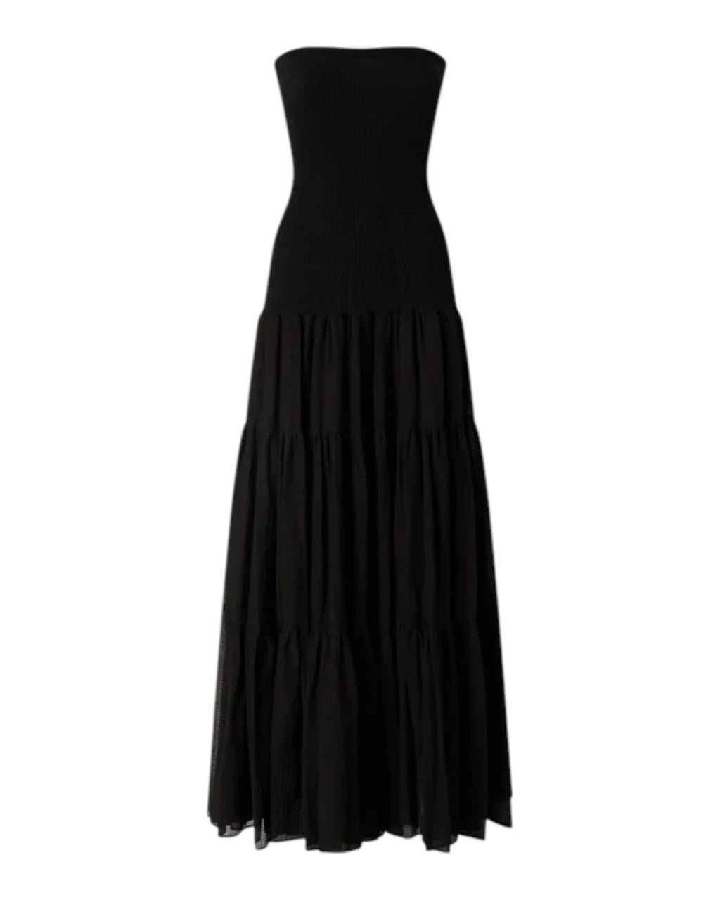 Pinko Baveno Long Sleeveless Dress in Cotton and Silk