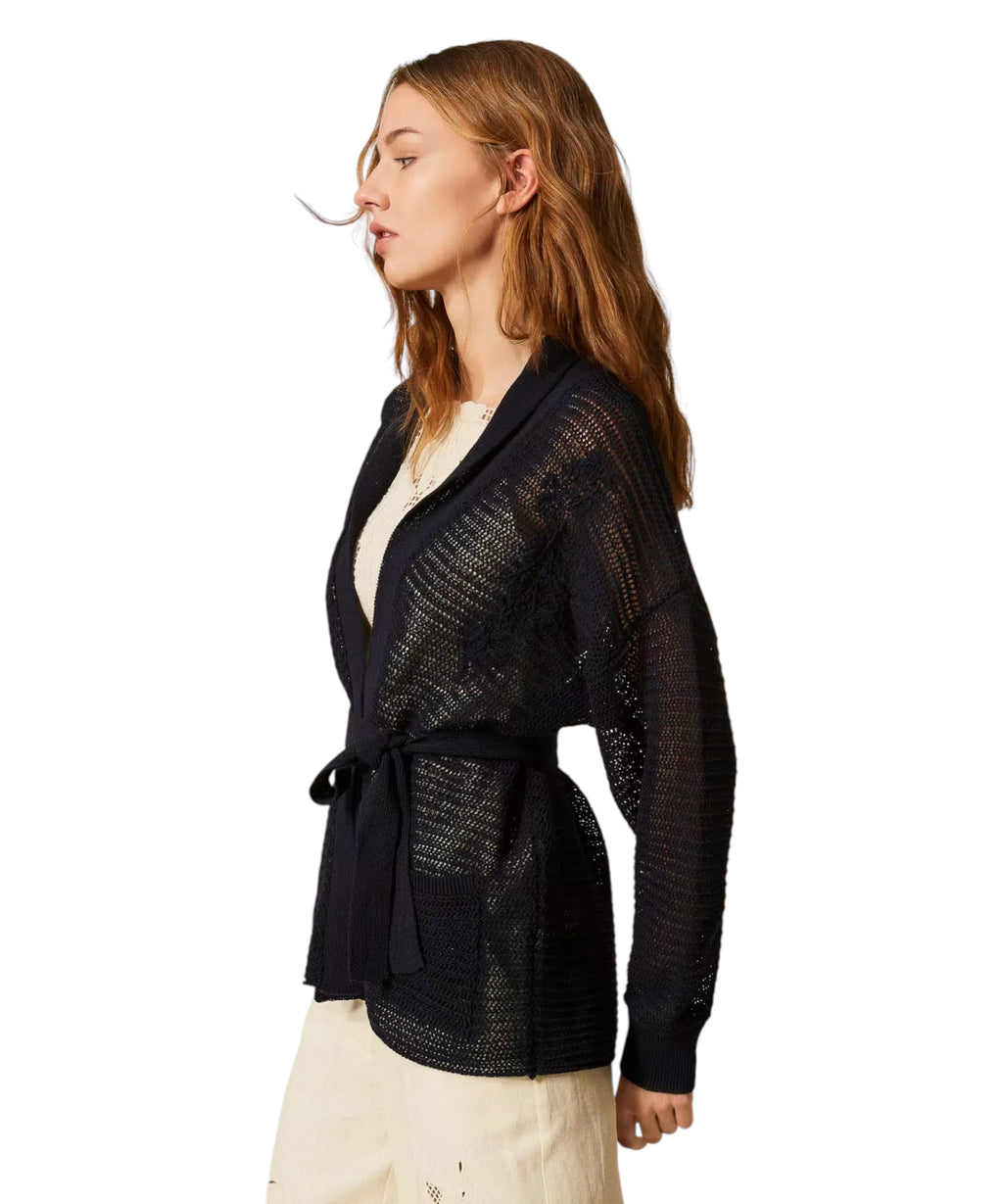 Twinset Cardigan with Belt
