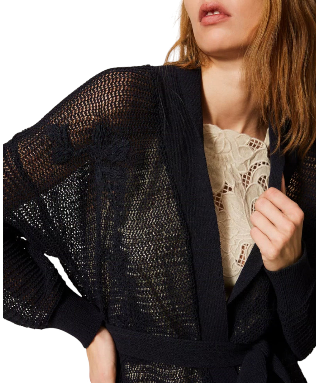 Twinset Cardigan with Belt
