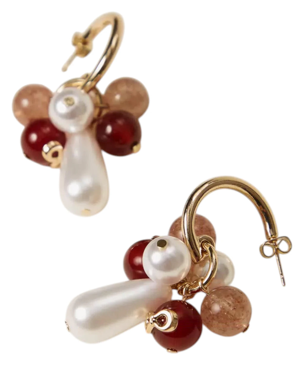 Elegante multicolor bicolor øreringe til kvinder Twinset