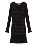 Twinset Knitted Ruffle Mini Dress