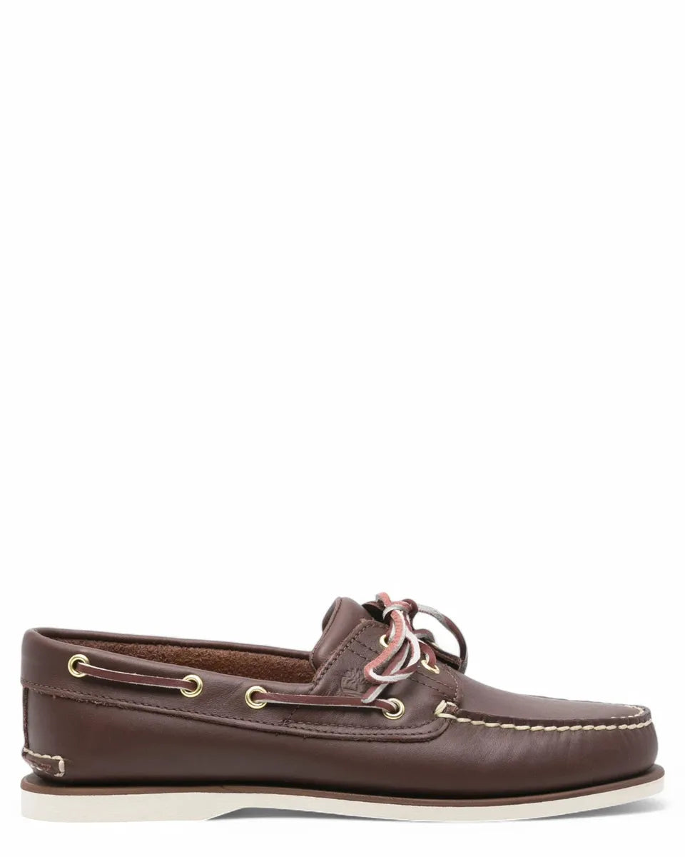 Scarpe da Barca in Pelle Marrone-TIMBERLAND-Mocassini-Vittorio Citro Boutique