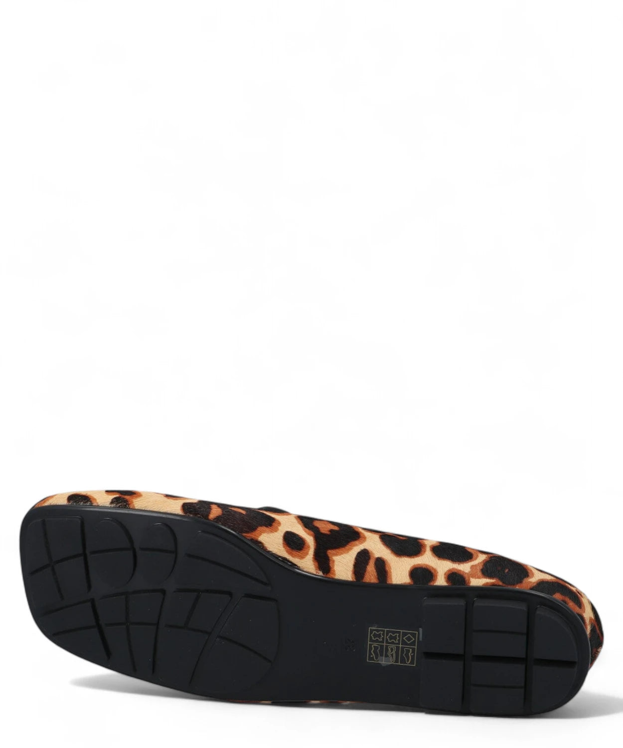 Suola antiscivolo della ballerina leopardata Baer Stra, dettaglio tecnico per comfort e stabilità nella categoria ballerine donna.