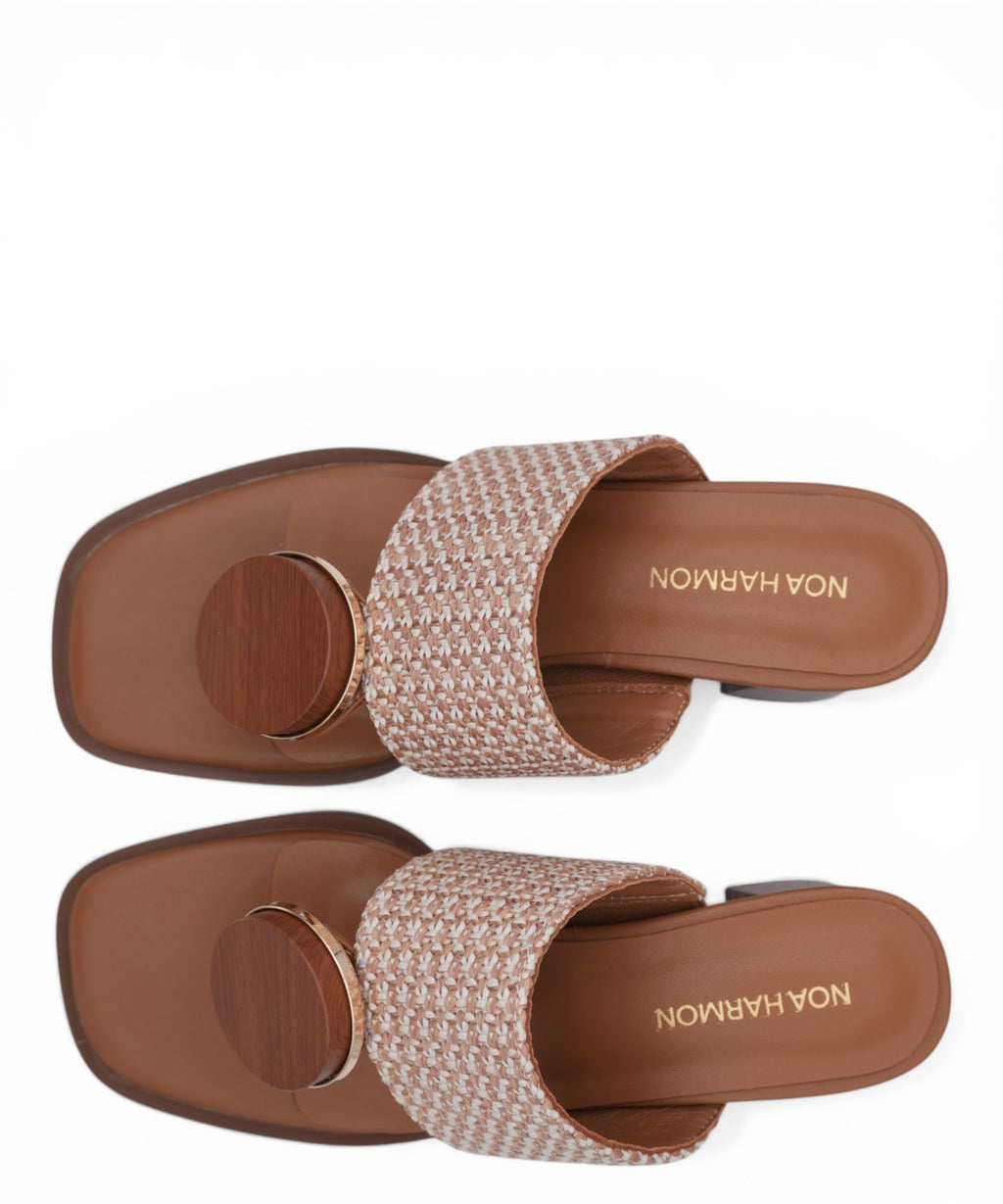 Damesandaler med rem Petra Noa Harmon med påsat sten