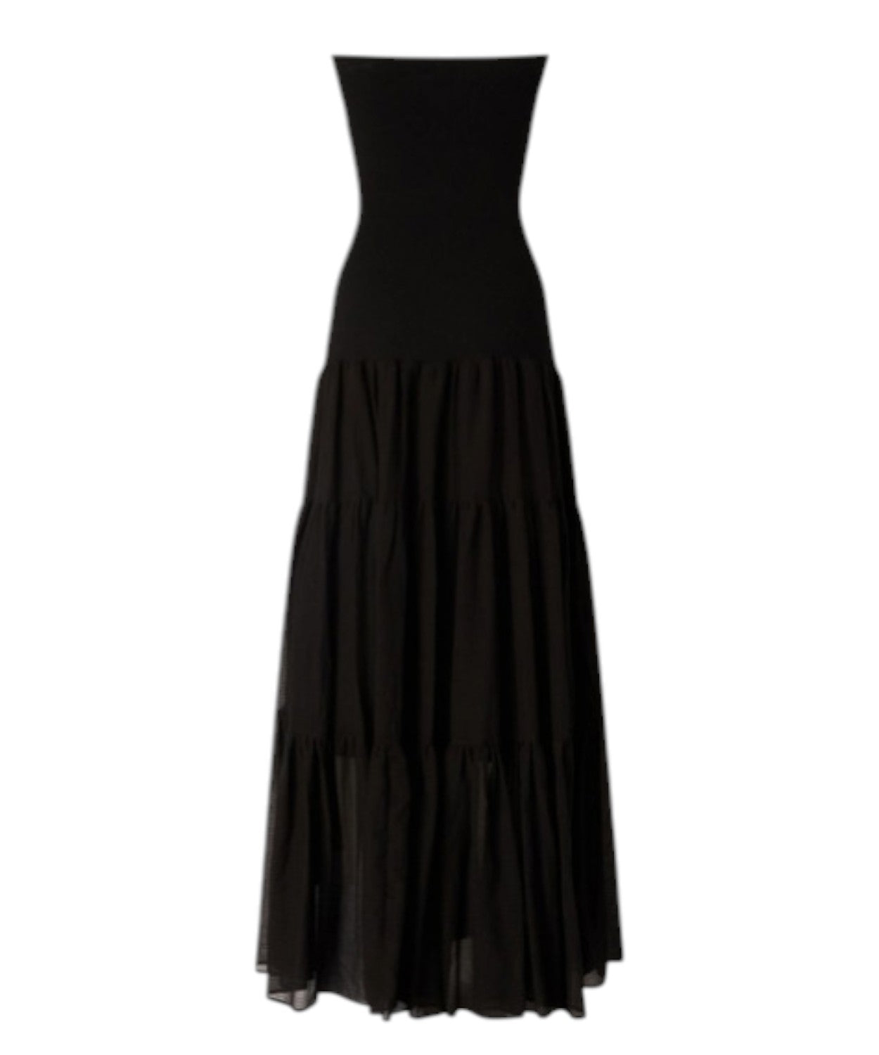 Abito Lungo Pinko Baveno Senza Maniche in Cotone e Seta