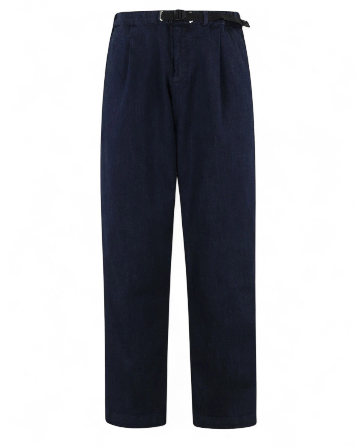 Pantaloni con cintura a fibbia interna-WHITE SAND-Pantaloni-Vittorio Citro Boutique