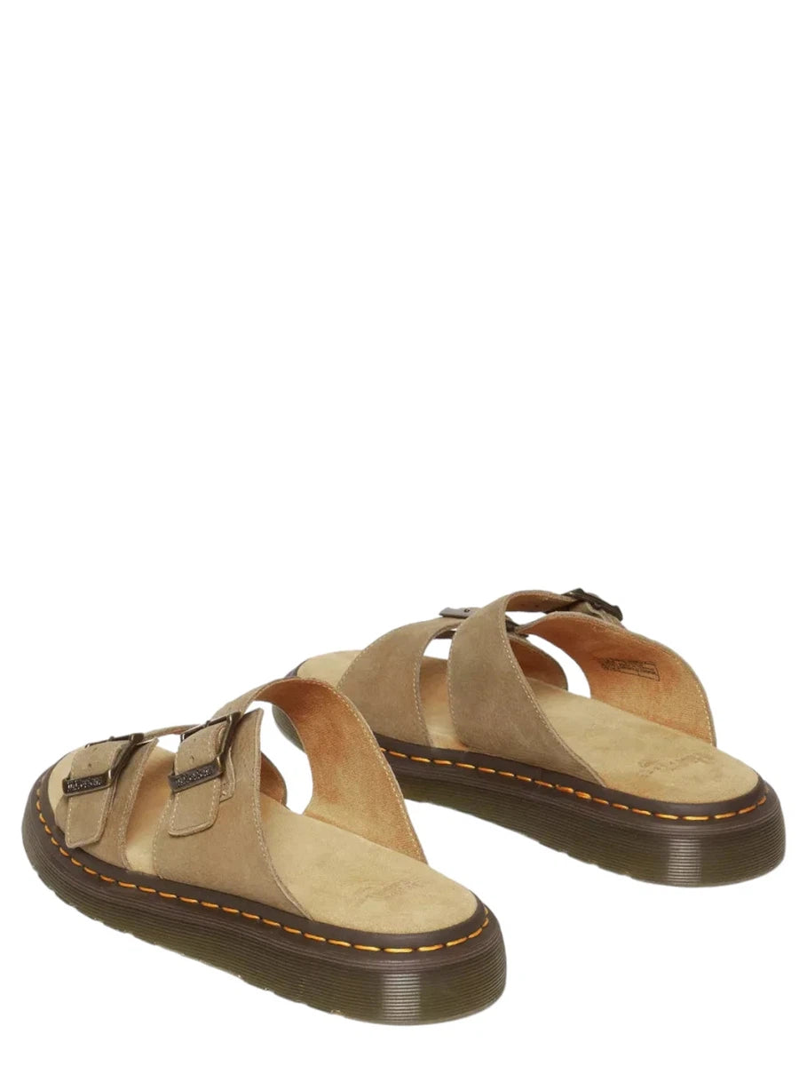 Sandali Josef in Nabuk con Fibbia-Dr. Martens-Sandali-Vittorio Citro Boutique