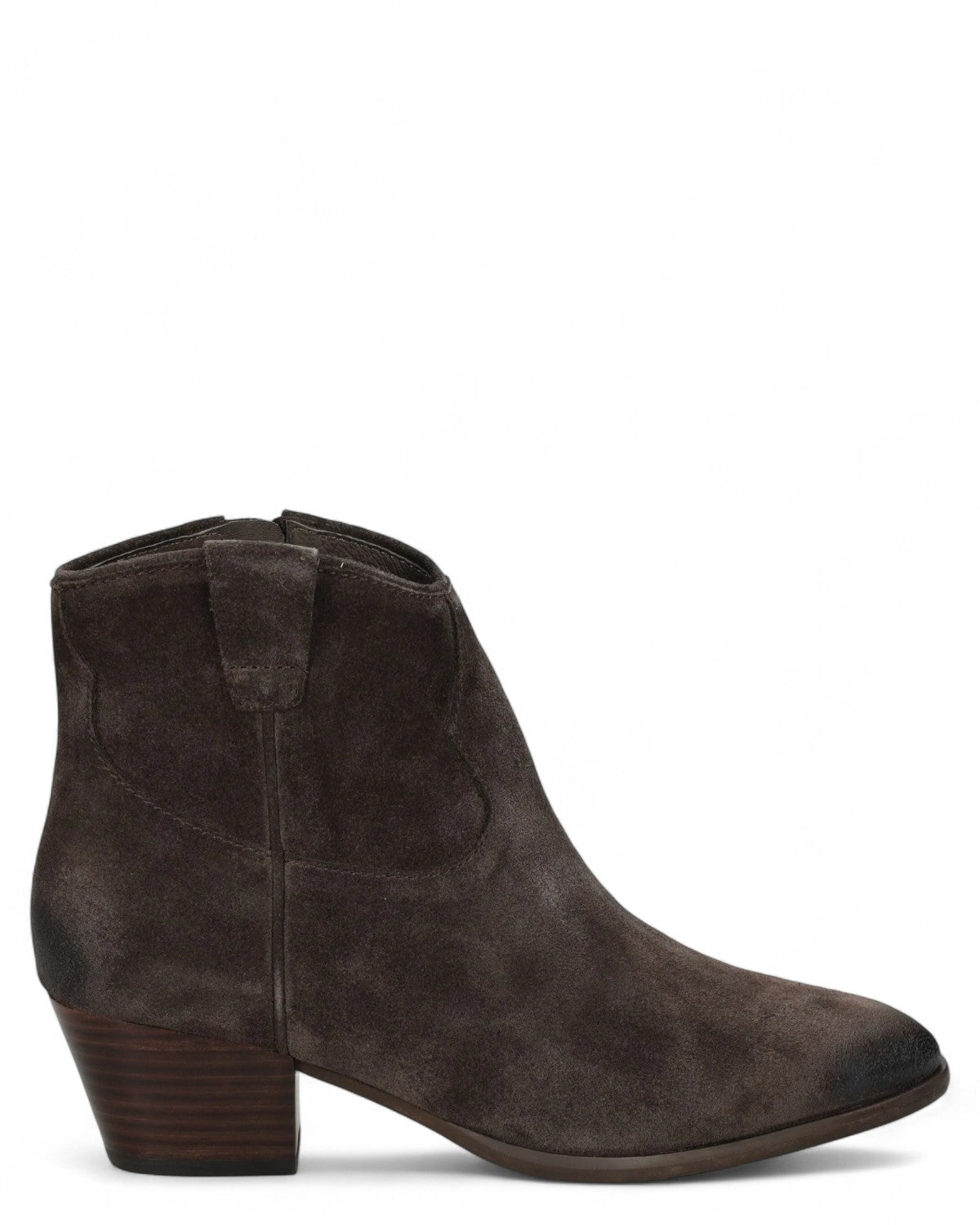 Stivaletti Fame in Pelle Scamosciata Marrone Scuro-ASH-Stivali-Vittorio Citro Boutique
