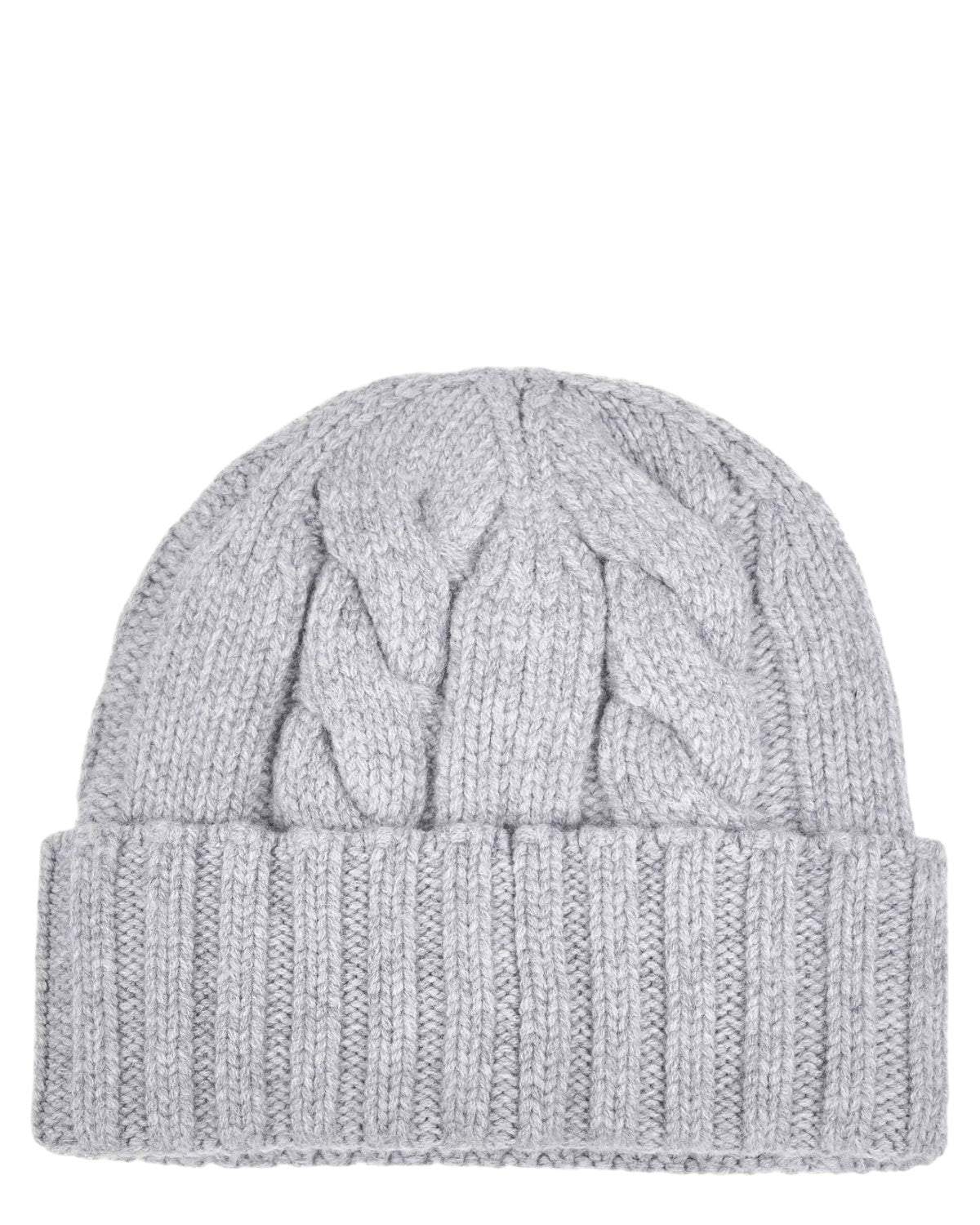 Cappello in lana a maglia grossa con trecce e Logo-Mc2 Saint Barth-Cappelli-Vittorio Citro Boutique