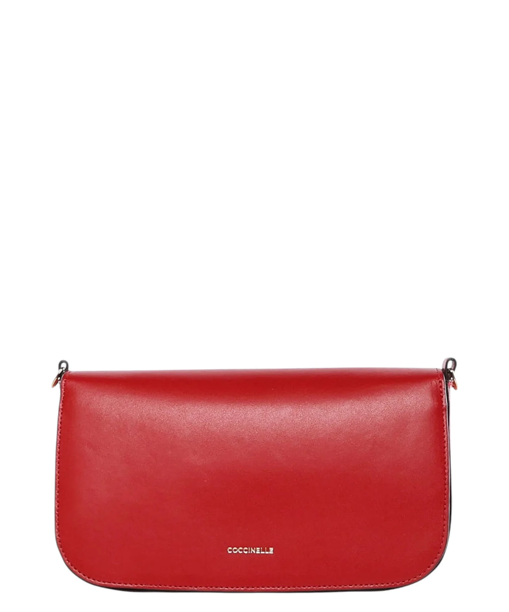 Coccinelle C-Me Medium Smooth Leather Bag with Shoulder Strap