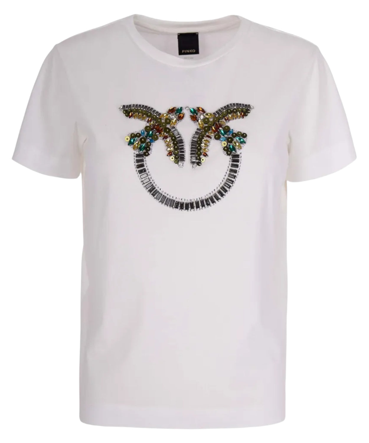 T-shirt Pinko Quentin con Applicazioni