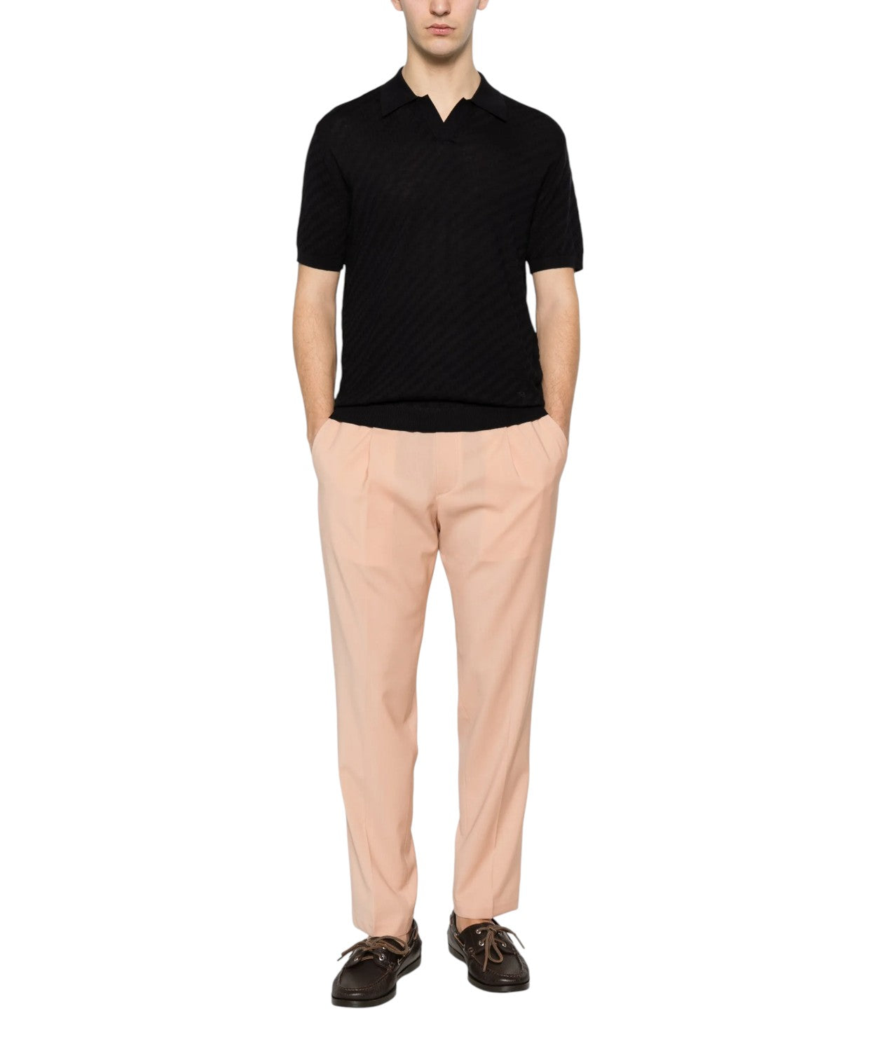 Emporio Armani Polo Uomo in Misto Lyocell