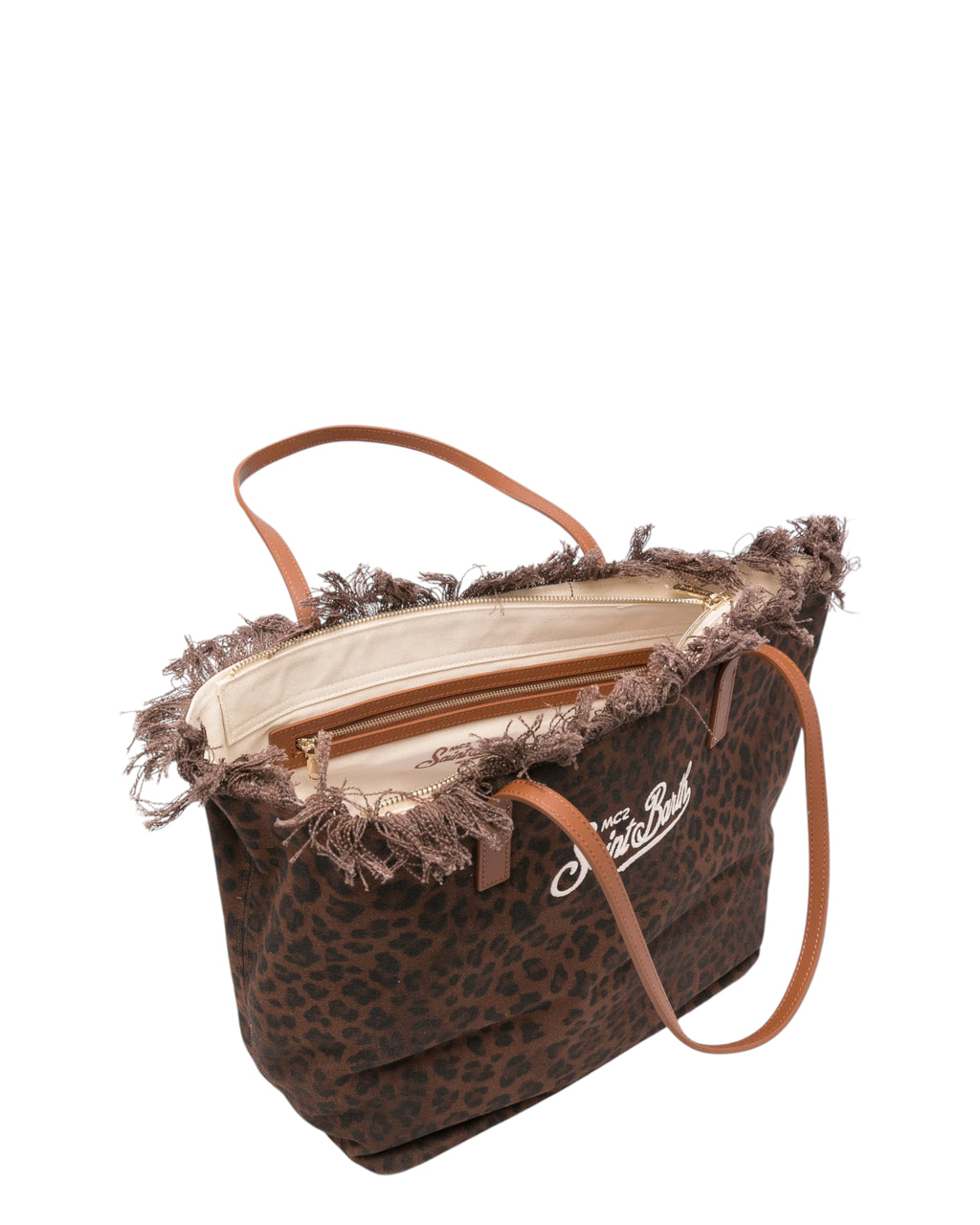 Torebka Shopper City Leopard MC2 Saint Barth