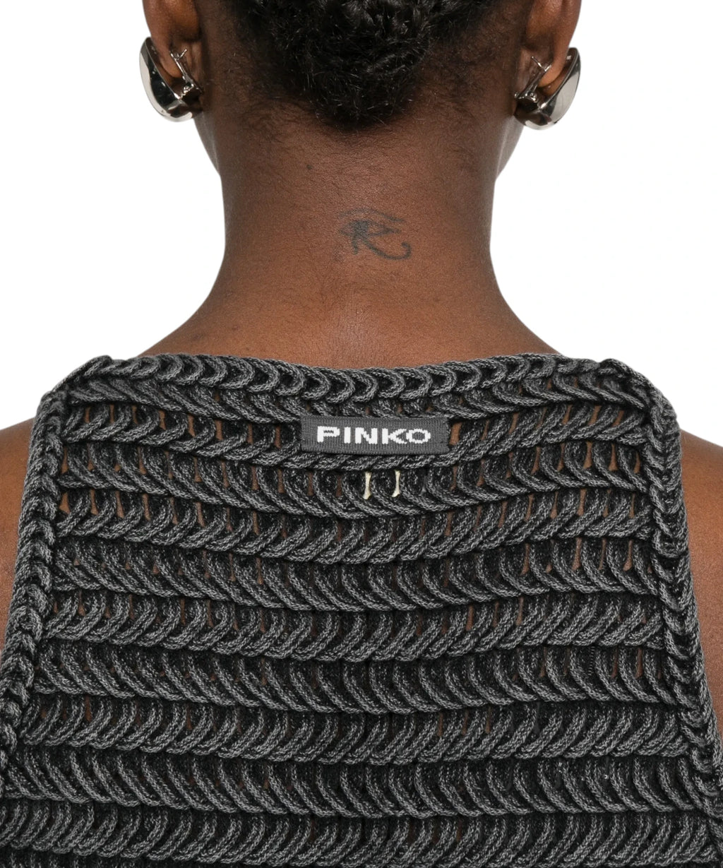 Pinko Women's Myrtus Cotton Vest Grey