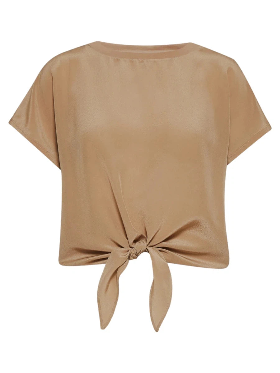 T-shirt con nodo Agostin-Marella-T-shirt-Vittorio Citro Boutique