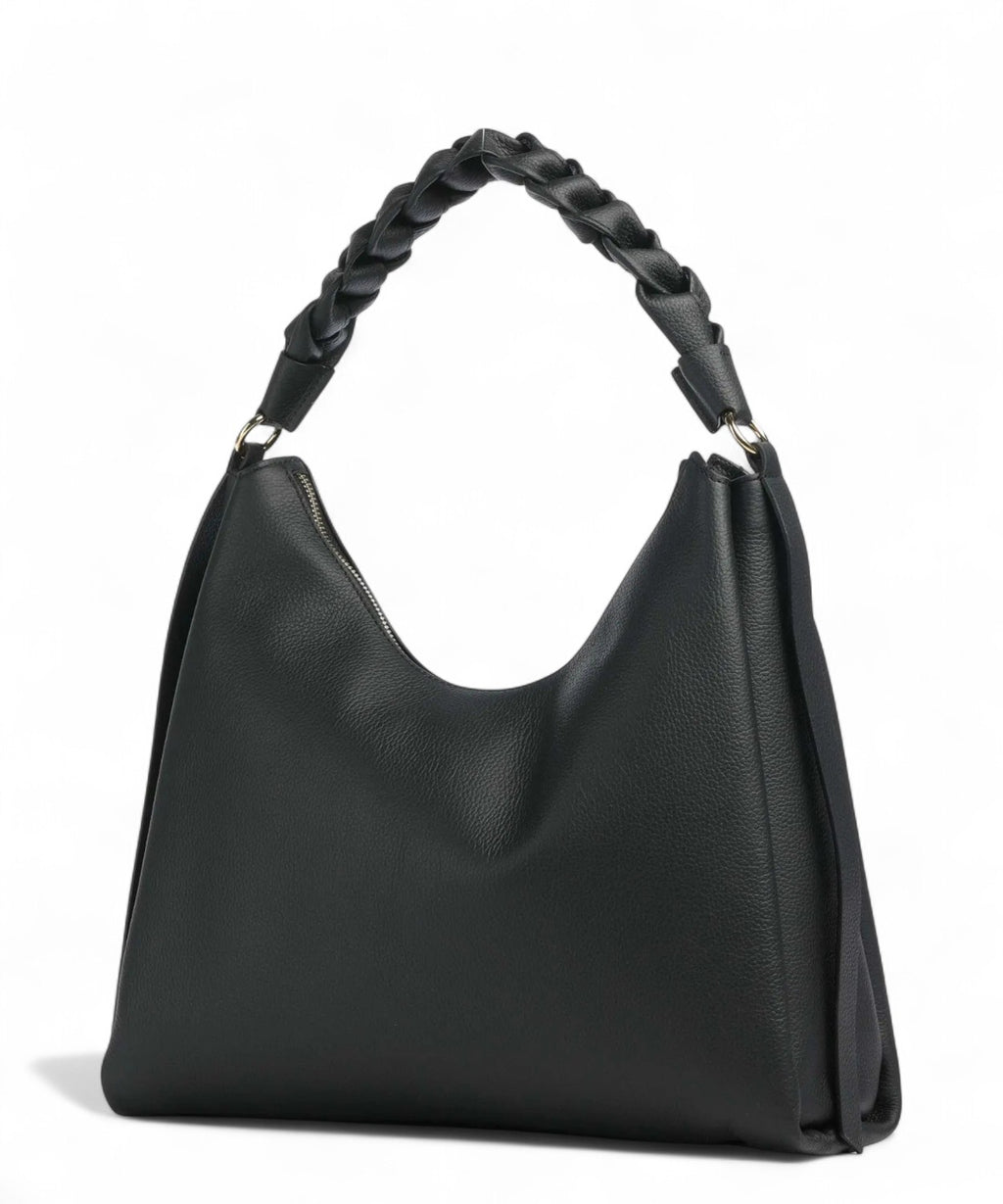 Coccinelle Borsa a Spalla Boheme Medium in Pelle Double