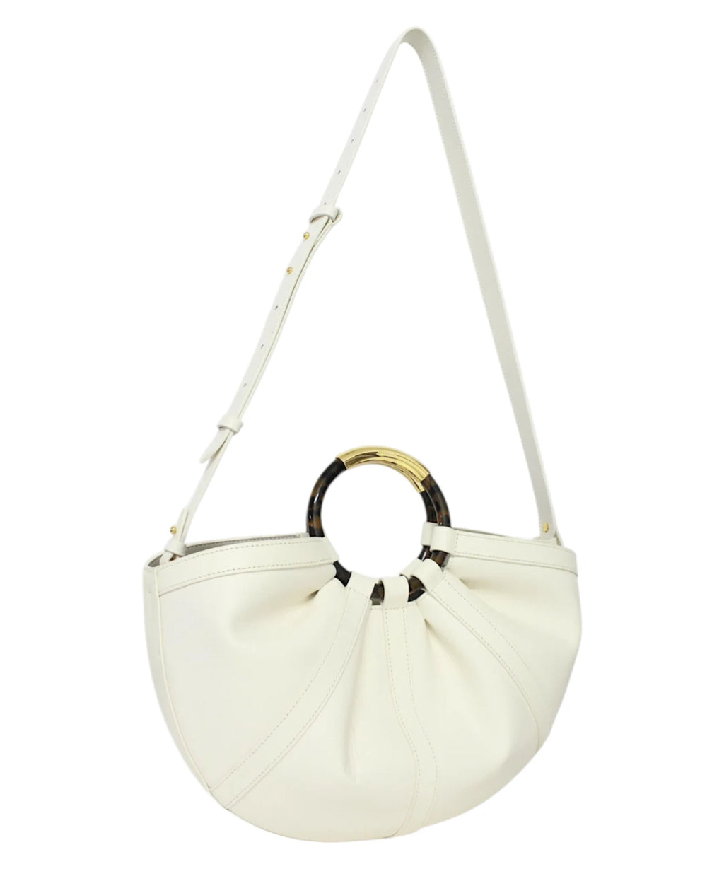 Coccinelle Shell Big handbag with rigid handle and shoulder strap
