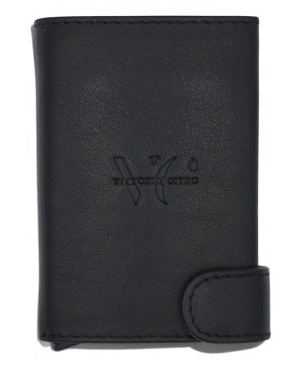 Pánská peněženka VittorioCitro z černé kůže s RFID