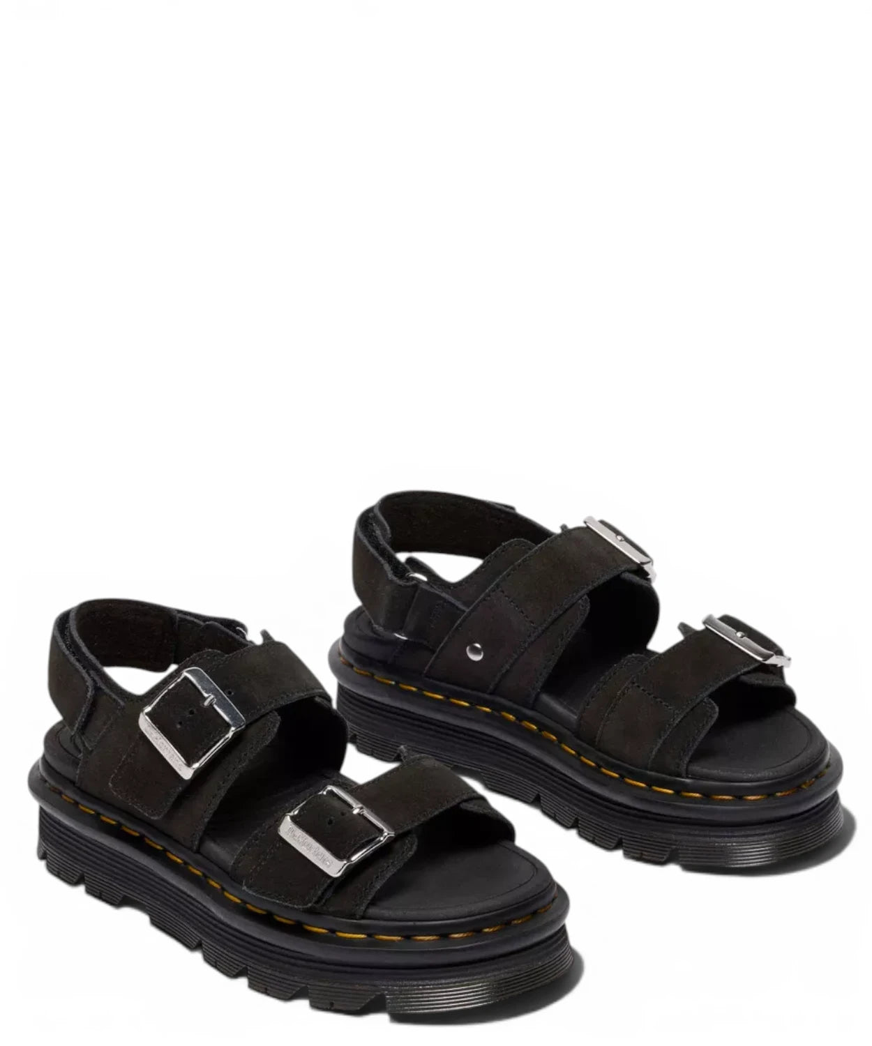 Sandalias Dr. Martens Zebzag en ante con doble hebilla