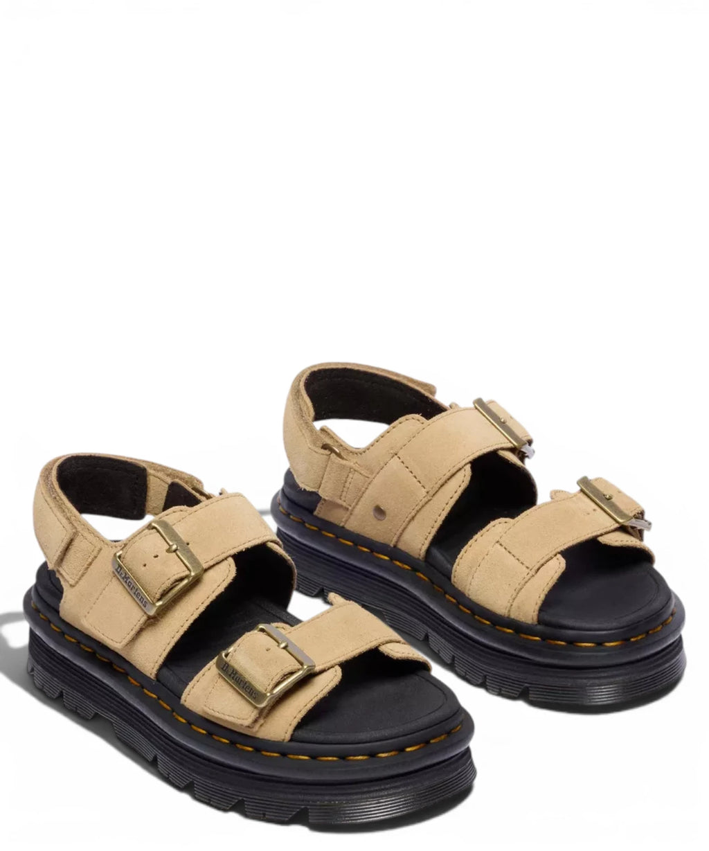 Dr. Martens Zebzag Suede Sandals with Platform Sole