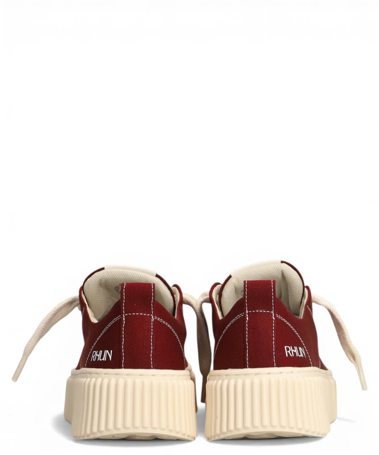 Sneakers Rhun 2020 Canvas Burgundy con Suola Voluminosa