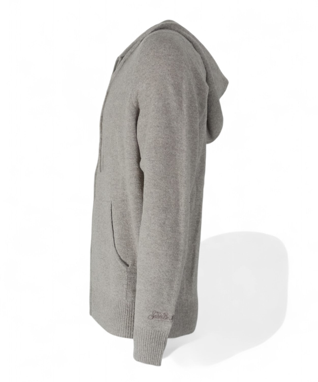 Felpa Notting in pura lana lambswool con cappuccio e zip-Mc2 Saint Barth-Maglieria-Vittorio Citro Boutique