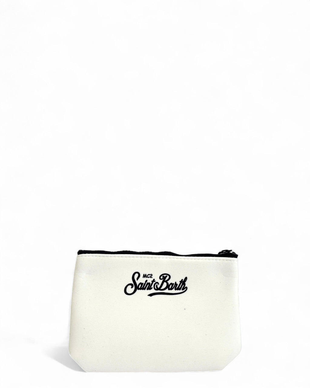 Pochette Aline con stampa logo e zip-Mc2 Saint Barth-Pochette-Vittorio Citro Boutique
