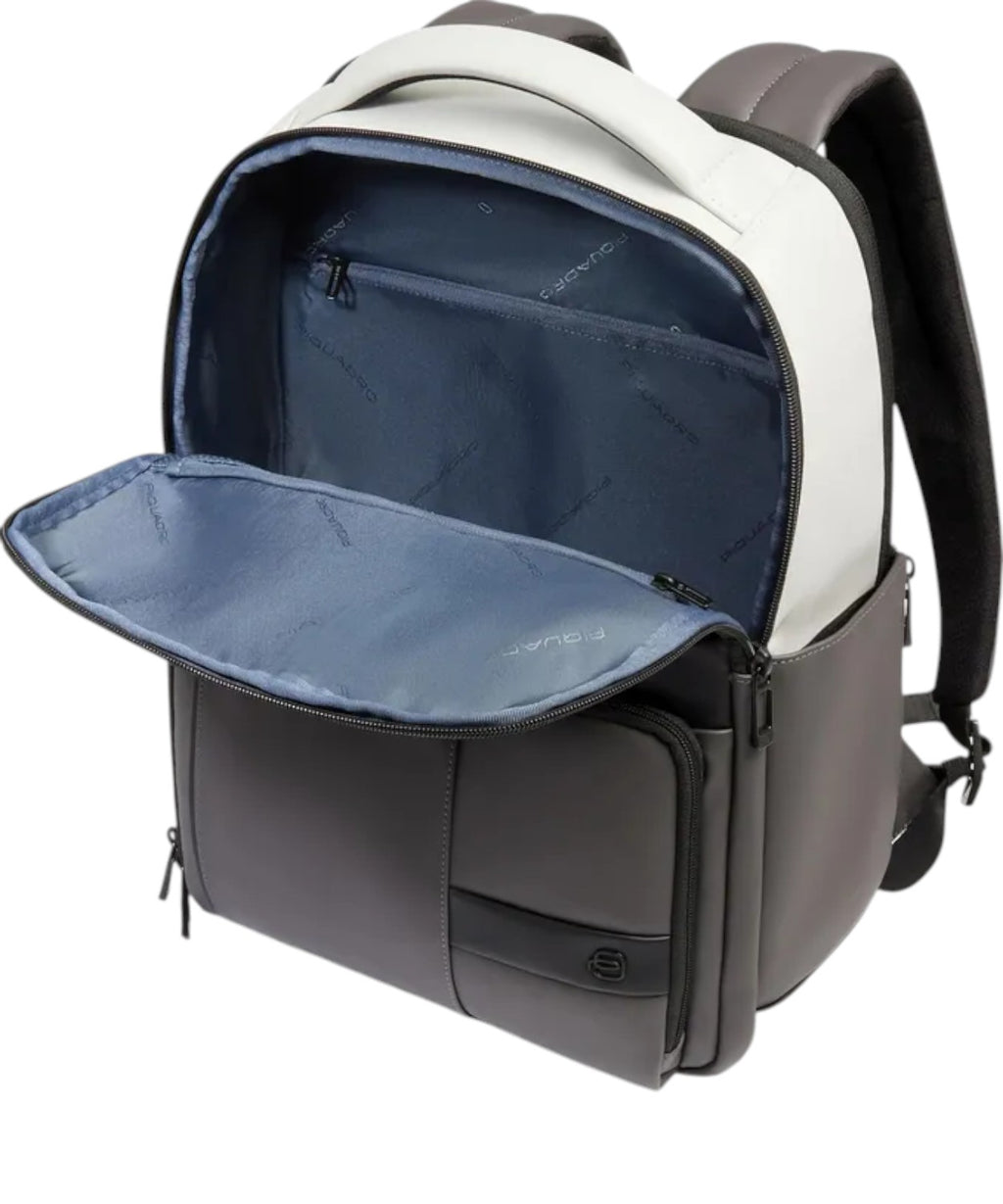 Piquadro 14-Inch Laptop Backpack in Polyurethane