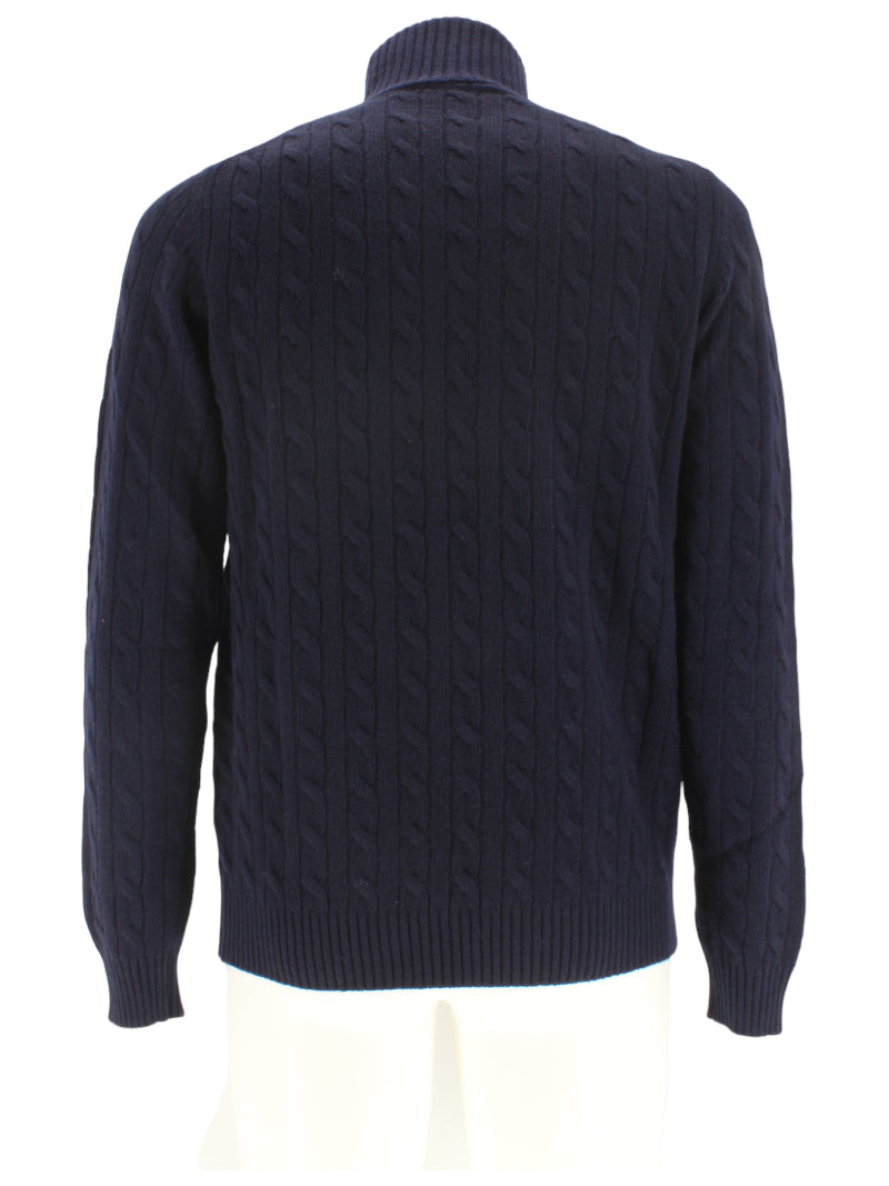 Maglione Collo Alto in Lana Merinos e Cashmere-JEORDIE'S-Maglieria-Vittorio Citro Boutique