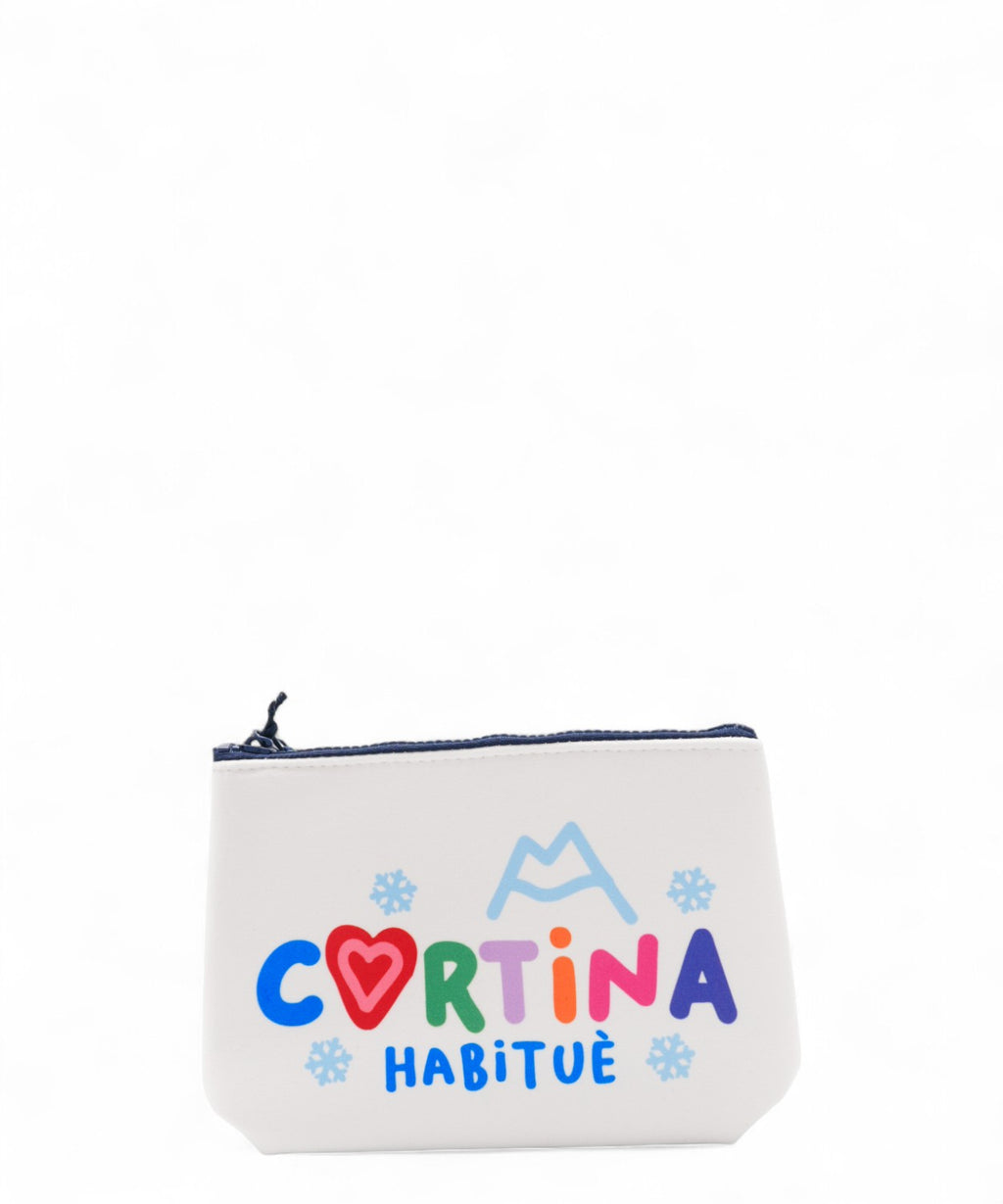 Pochette Aline con stampa CORTINA e zip-Mc2 Saint Barth-Pochette-Vittorio Citro Boutique