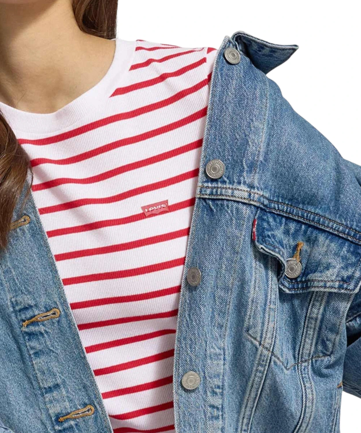 T-shirt donna Levi’s Essential Sporty Emily Stripe