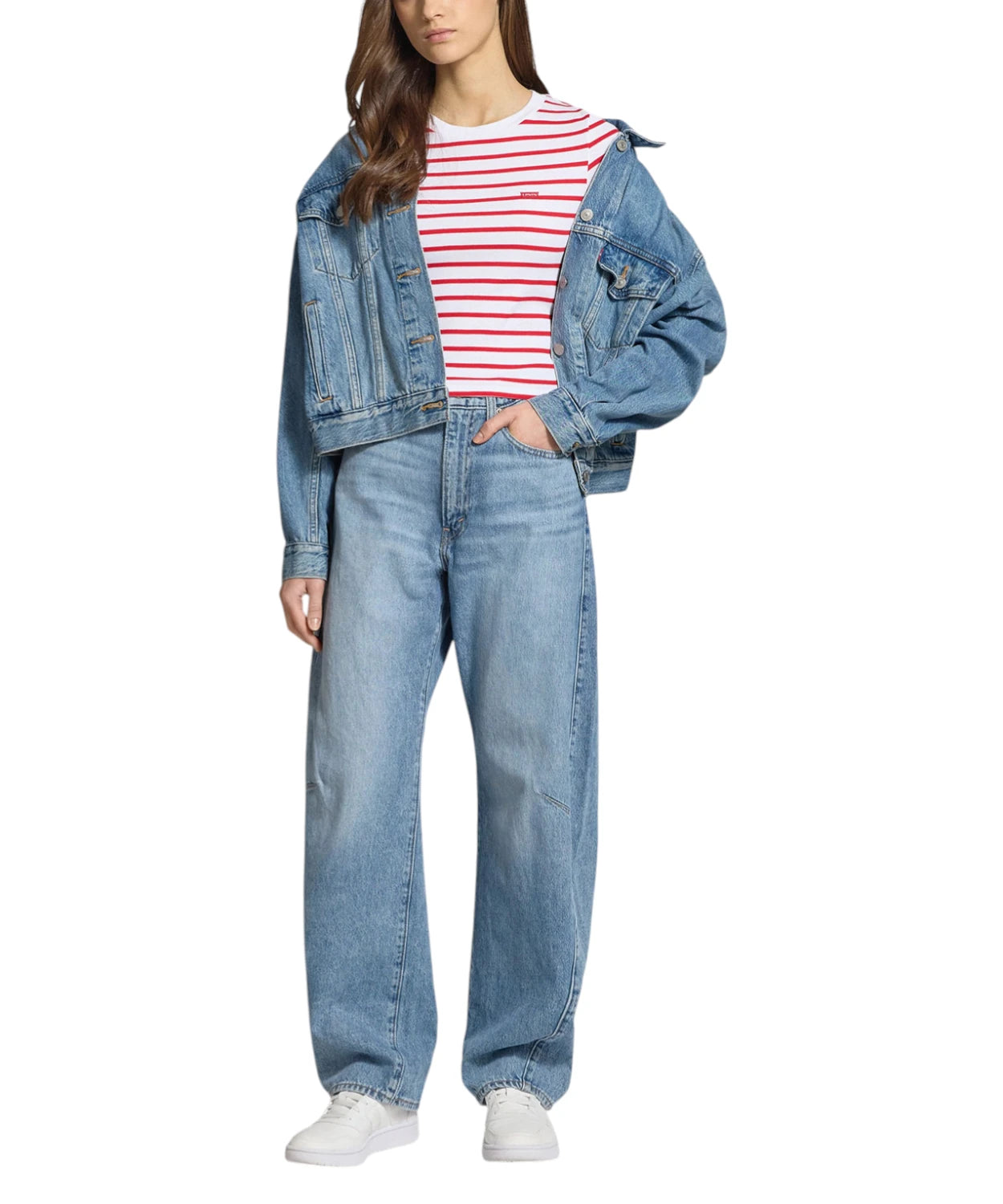 T-shirt donna Levi’s Essential Sporty Emily Stripe