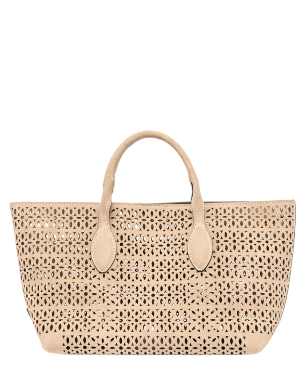 Borsa Gianni Chiarini Mashup Small i laseret ruskind