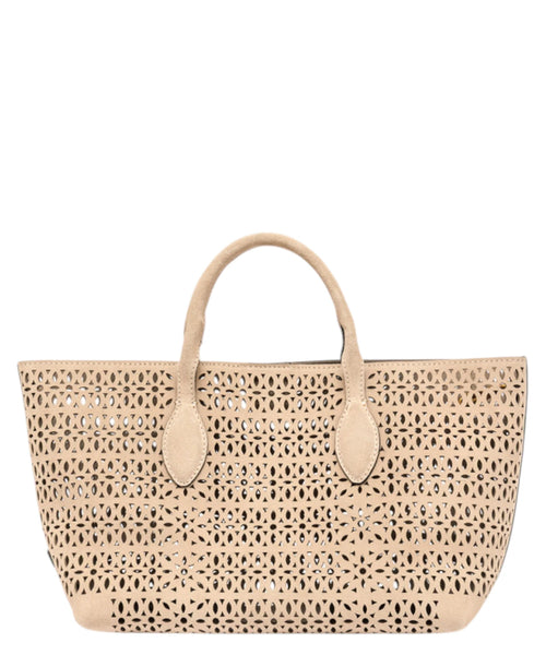 Gianni Chiarini Mashup Small Bag in Lasered Suede