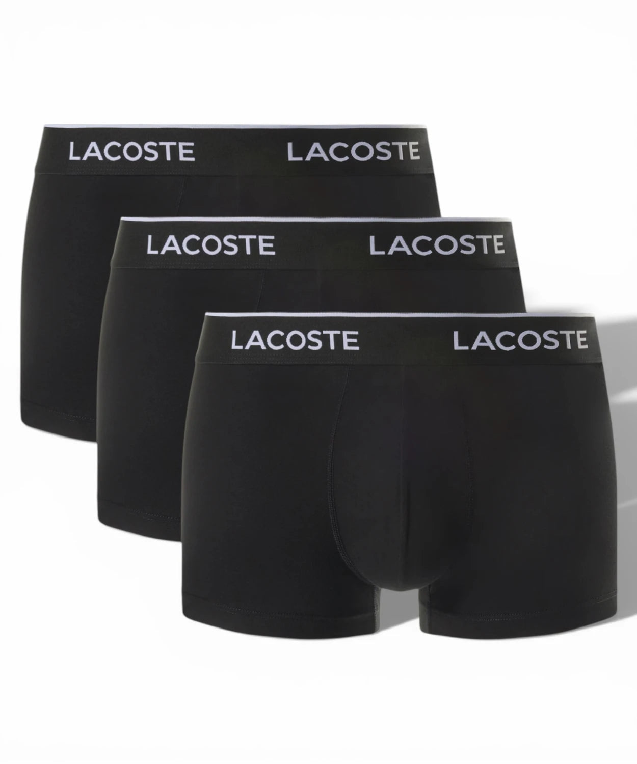 Lacoste Boxer Uomo Cotone Elasticizzato 3 Pezzi