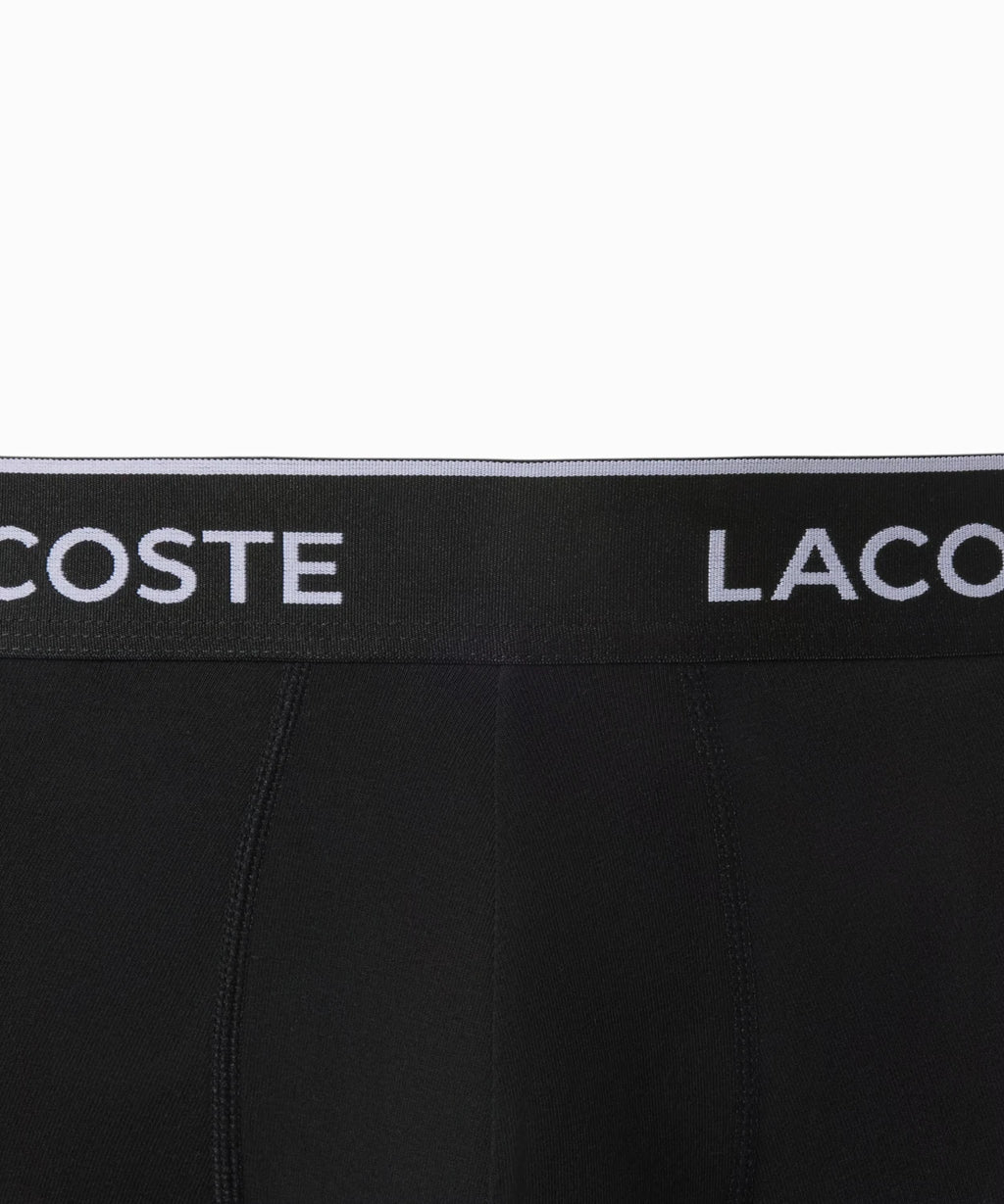 Lacoste Men's Stretch Cotton Boxer Briefs 3-Pack