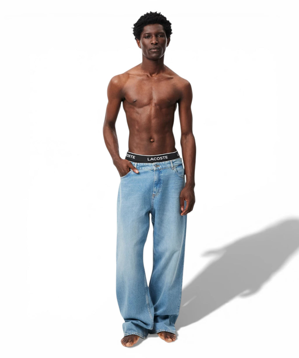Lacoste Men's Stretch Cotton Boxer Briefs 3-Pack