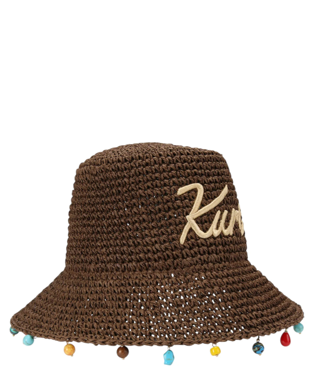 Borsa Secchiello Raffia Kurt Geiger London