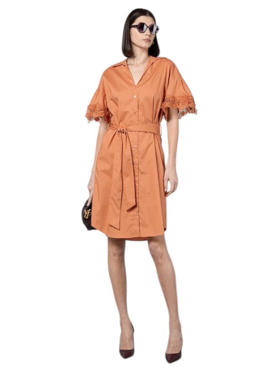 Abito Chemisier con Pizzo-Twinset-Abiti-Vittorio Citro Boutique